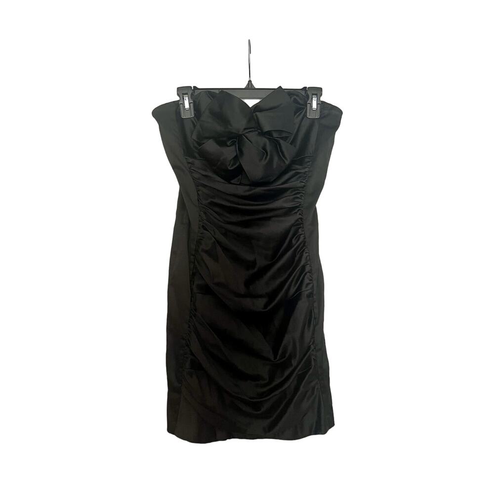 Vintage Women's Jessica McClintock Gunne Sax Satin Mini Dress Size 7